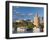 Spain, Andalucia Region, Seville Province, Seville, Torre Del Oro Tower-Walter Bibikow-Framed Photographic Print