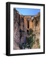 Spain, Andalucia, Ronda, Ronda Village and Ponte Nuovo Bridge-Michele Falzone-Framed Photographic Print