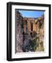 Spain, Andalucia, Ronda, Ronda Village and Ponte Nuovo Bridge-Michele Falzone-Framed Premium Photographic Print