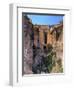 Spain, Andalucia, Ronda, Ronda Village and Ponte Nuovo Bridge-Michele Falzone-Framed Photographic Print