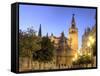 Spain, Andalucia, Sevilla, Cathedral and Giralda Tower-Michele Falzone-Framed Stretched Canvas