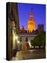 Spain, Andalucia, Seville Province, Cathedral of Seville, the Giralda Tower-Alan Copson-Stretched Canvas
