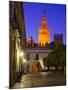 Spain, Andalucia, Seville Province, Cathedral of Seville, the Giralda Tower-Alan Copson-Mounted Photographic Print