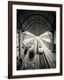 Spain, Andalucia, Seville Province, Santa Justa Train Station, Alta Velocidad Espanola Trains-Alan Copson-Framed Photographic Print