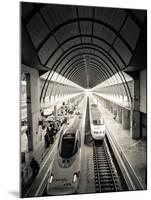 Spain, Andalucia, Seville Province, Santa Justa Train Station, Alta Velocidad Espanola Trains-Alan Copson-Mounted Photographic Print