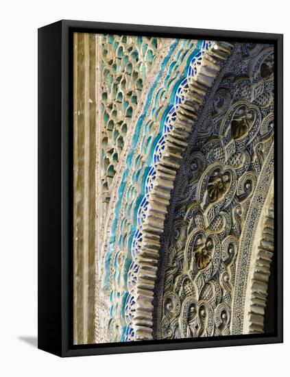 Spain, Andalucia, Seville Province, Seville, Alcazar of Seville (Reales Alcazares De Sevilla)-Alan Copson-Framed Stretched Canvas