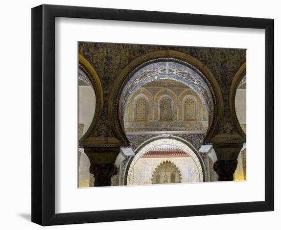 Spain, Andalucia, Seville Province, Seville, Alcazar of Seville (Reales Alcazares De Sevilla)-Alan Copson-Framed Photographic Print