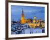 Spain, Andalucia, Seville Province, Seville,  Cathedral of Seville, the Giralda Tower-Alan Copson-Framed Photographic Print