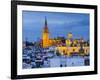 Spain, Andalucia, Seville Province, Seville,  Cathedral of Seville, the Giralda Tower-Alan Copson-Framed Photographic Print