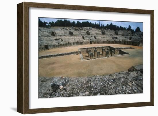 Spain, Andalusia, Ancient Italica, Central Arena of Amphitheatre-null-Framed Giclee Print