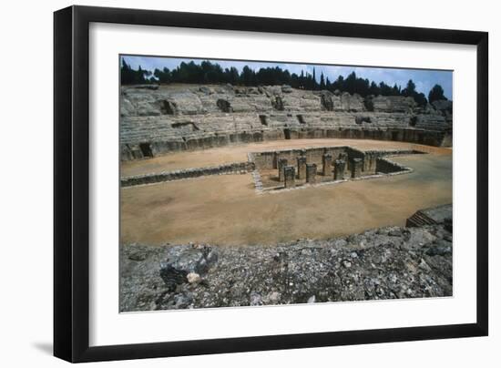 Spain, Andalusia, Ancient Italica, Central Arena of Amphitheatre-null-Framed Giclee Print