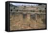 Spain, Andalusia, Ancient Italica, Central Arena Underground Spaces of Amphitheatre-null-Framed Stretched Canvas