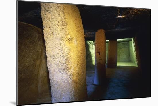 Spain, Andalusia, Antequera, Cueva De Menga or Menga Dolmen-null-Mounted Giclee Print