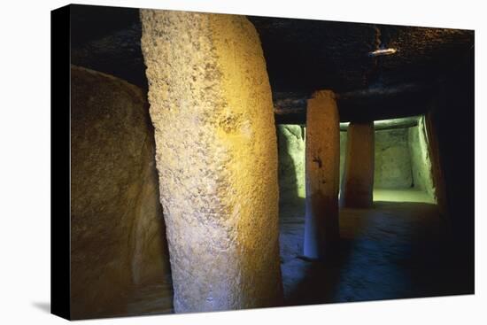 Spain, Andalusia, Antequera, Cueva De Menga or Menga Dolmen-null-Stretched Canvas