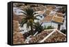 Spain, Andalusia, Cadiz Province. Andalusian white village of Zahara.-Julie Eggers-Framed Stretched Canvas