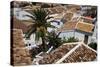 Spain, Andalusia, Cadiz Province. Andalusian white village of Zahara.-Julie Eggers-Stretched Canvas