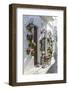 Spain, Andalusia, Cadiz Province, Tarifa. Street in the Old Town with Typical Whitewashed Buildings-Matteo Colombo-Framed Photographic Print