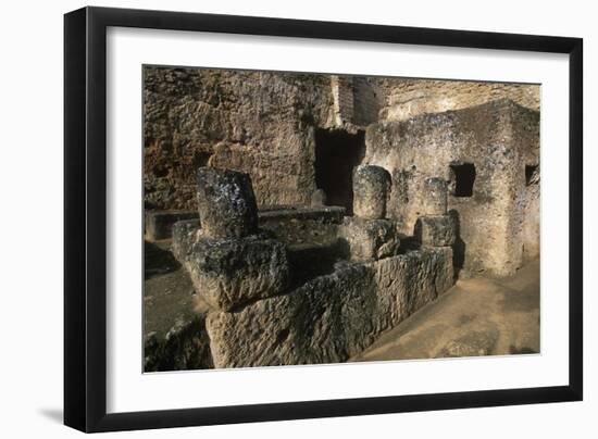 Spain, Andalusia, Carmona, Necropolis at Roman Carmo, Tomb of Elephant-null-Framed Giclee Print
