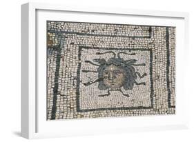 Spain, Andalusia, Carmona, Roman Mosaic in House of Planetarium, Detail-null-Framed Giclee Print