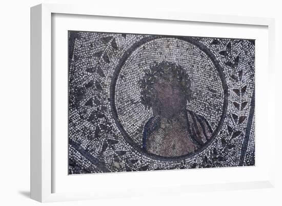 Spain, Andalusia, Carmona, Roman Mosaic in House of Planetarium, Detail-null-Framed Giclee Print