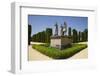 Spain, Andalusia, Cordoba, Alcazar of Cordoba, Columbus with Ferdinand and Isabella, Statue-Samuel Magal-Framed Photographic Print