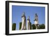 Spain, Andalusia, Cordoba, Alcazar of Cordoba, Columbus with Ferdinand and Isabella, Statue-Samuel Magal-Framed Photographic Print