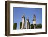 Spain, Andalusia, Cordoba, Alcazar of Cordoba, Columbus with Ferdinand and Isabella, Statue-Samuel Magal-Framed Photographic Print