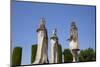 Spain, Andalusia, Cordoba, Alcazar of Cordoba, Columbus with Ferdinand and Isabella, Statue-Samuel Magal-Mounted Photographic Print