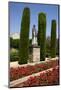 Spain, Andalusia, Cordoba, Alcazar of Cordoba, Statue of King Ferdinand-Samuel Magal-Mounted Photographic Print