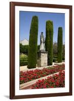 Spain, Andalusia, Cordoba, Alcazar of Cordoba, Statue of King Ferdinand-Samuel Magal-Framed Photographic Print