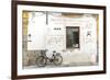 Spain, Andalusia, Cordoba. Bicycle Against a Wall in the Old Town-Matteo Colombo-Framed Photographic Print