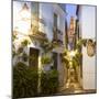 Spain, Andalusia, Cordoba. Calleja De Las Flores (Street of the Flowers) in the Old Town, at Dusk-Matteo Colombo-Mounted Premium Photographic Print