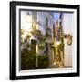 Spain, Andalusia, Cordoba. Calleja De Las Flores (Street of the Flowers) in the Old Town, at Dusk-Matteo Colombo-Framed Photographic Print