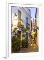 Spain, Andalusia, Cordoba. Calleja De Las Flores (Street of the Flowers) in the Old Town, at Dusk-Matteo Colombo-Framed Photographic Print