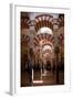 Spain, Andalusia, Cordoba, Cathedral–Mosque of Cordoba, Original Mosque, Arched Aisles-Samuel Magal-Framed Photographic Print