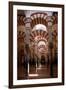 Spain, Andalusia, Cordoba, Cathedral–Mosque of Cordoba, Original Mosque, Arched Aisles-Samuel Magal-Framed Photographic Print