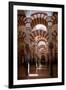 Spain, Andalusia, Cordoba, Cathedral–Mosque of Cordoba, Original Mosque, Arched Aisles-Samuel Magal-Framed Photographic Print