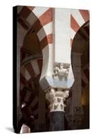 Spain, Andalusia, Cordoba, Cathedral–Mosque of Cordoba, Original Mosque, Column Relief-Samuel Magal-Stretched Canvas