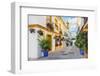 Spain, Andalusia, Estepona, Old town, Nuestra Senora de Los Remedios Church-Jordan Banks-Framed Photographic Print