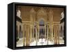 Spain, Andalusia, Granada, Alhambra, Lion's Court-Thonig-Framed Stretched Canvas