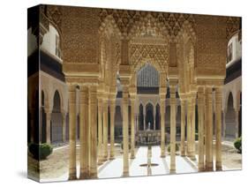 Spain, Andalusia, Granada, Alhambra, Lion's Court-Thonig-Stretched Canvas