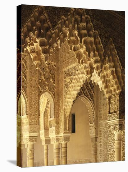 Spain, Andalusia, Granada, Alhambra, Lion's Court-Thonig-Stretched Canvas