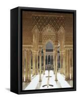 Spain, Andalusia, Granada, Alhambra, Lion's Court-Thonig-Framed Stretched Canvas