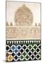 Spain, Andalusia, Granada, Alhambra, Moorish architecture-Jordan Banks-Mounted Photographic Print