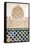 Spain, Andalusia, Granada, Alhambra, Moorish architecture-Jordan Banks-Framed Stretched Canvas