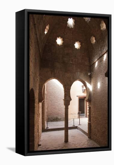 Spain, Andalusia, Granada, Alhambra Palace, Arched Entrance-Samuel Magal-Framed Stretched Canvas