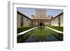 Spain, Andalusia, Granada, Alhambra Palace, Courtyard of The Myrtles (Patio de Los Arrayanes)-Samuel Magal-Framed Photographic Print