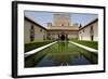 Spain, Andalusia, Granada, Alhambra Palace, Courtyard of The Myrtles (Patio de Los Arrayanes)-Samuel Magal-Framed Photographic Print