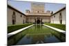 Spain, Andalusia, Granada, Alhambra Palace, Courtyard of The Myrtles (Patio de Los Arrayanes)-Samuel Magal-Mounted Photographic Print