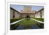 Spain, Andalusia, Granada, Alhambra Palace, Courtyard of The Myrtles (Patio de Los Arrayanes)-Samuel Magal-Framed Photographic Print